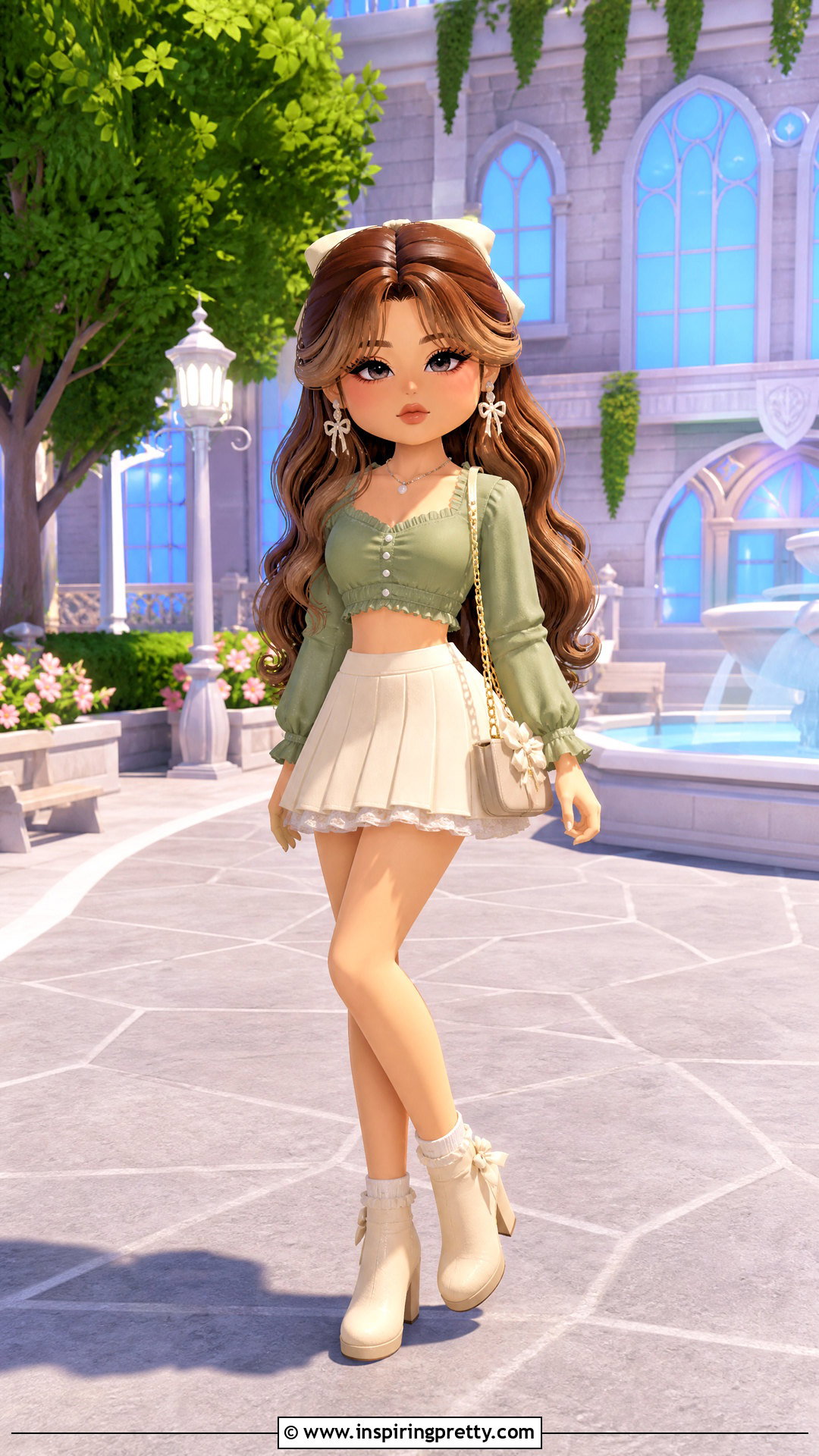 Peppermint Princess Crop Top Outfit - how to make a crop top in royale high (20 ways)
