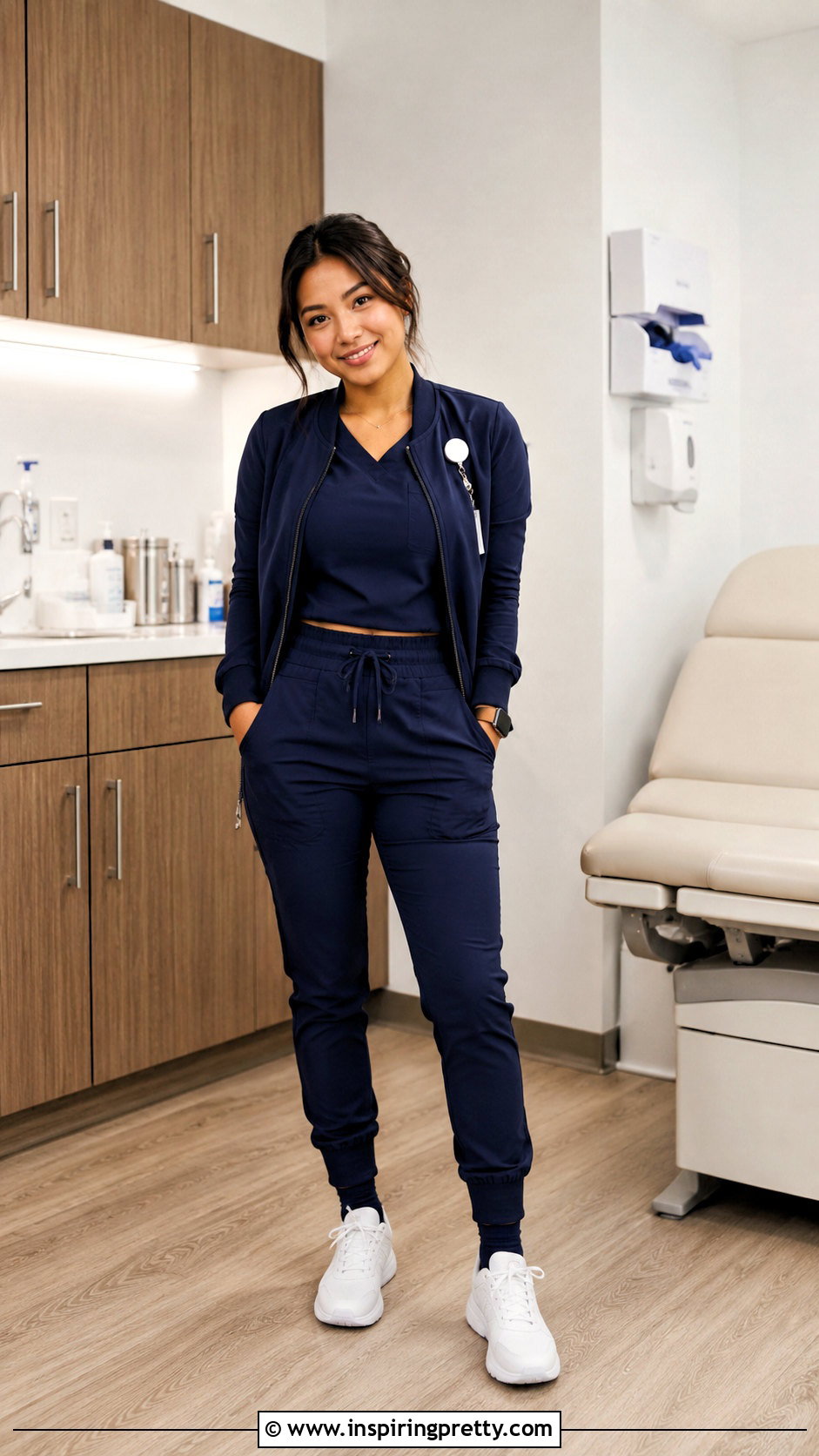 Petite Crop Top Scrubs With Short Joggers - 25 crop top scrubs