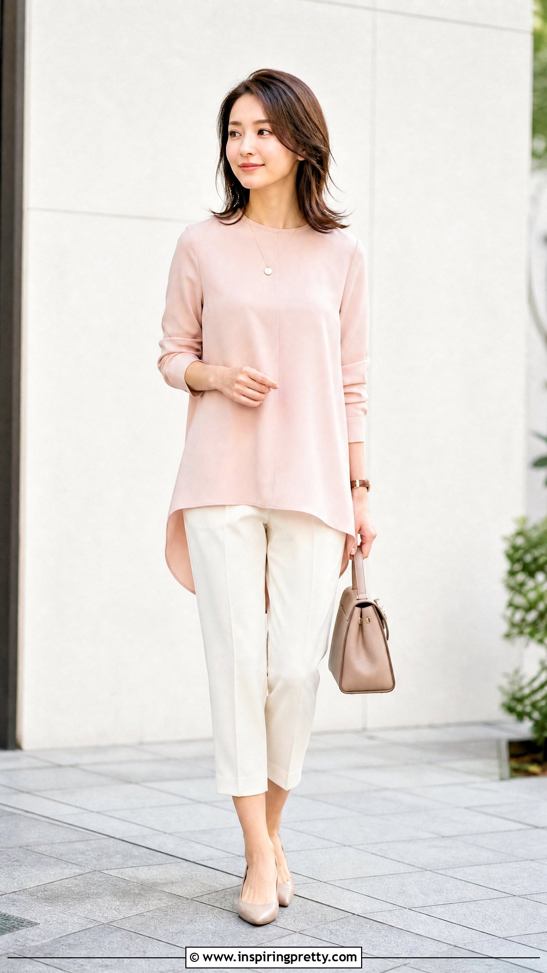 Petite Hi Lo Tunic Top With Cropped Pants - 20 Hi Lo Tunic Tops outfit ideas