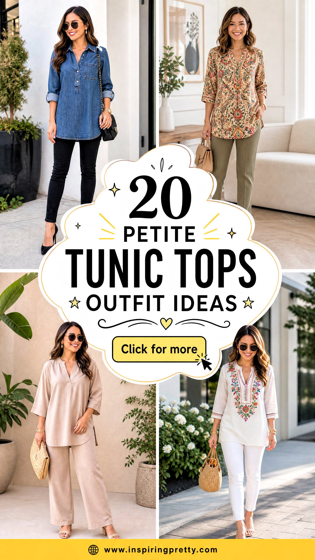 20 Petite Tunic Tops Outfit Ideas for Effortless Style - 20 Petite Tunic Tops Outfit Ideas for Effortless Style