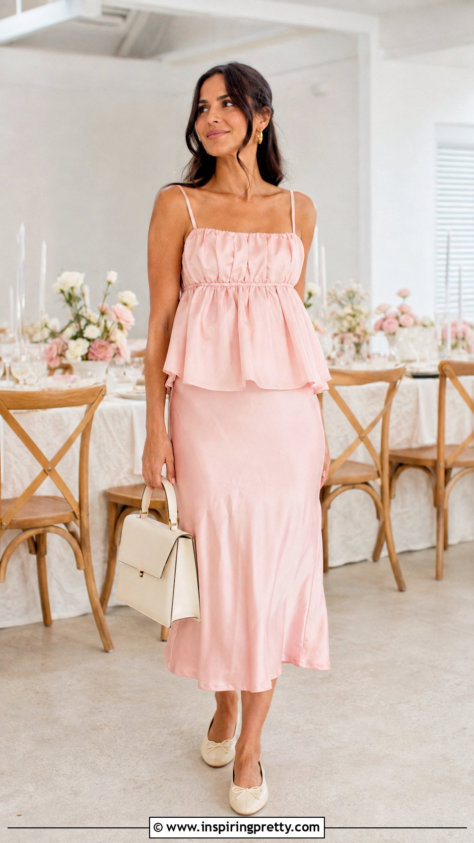 Pink Babydoll Top With Matching Pink Skirt - 50 pink babydoll top outfit ideas