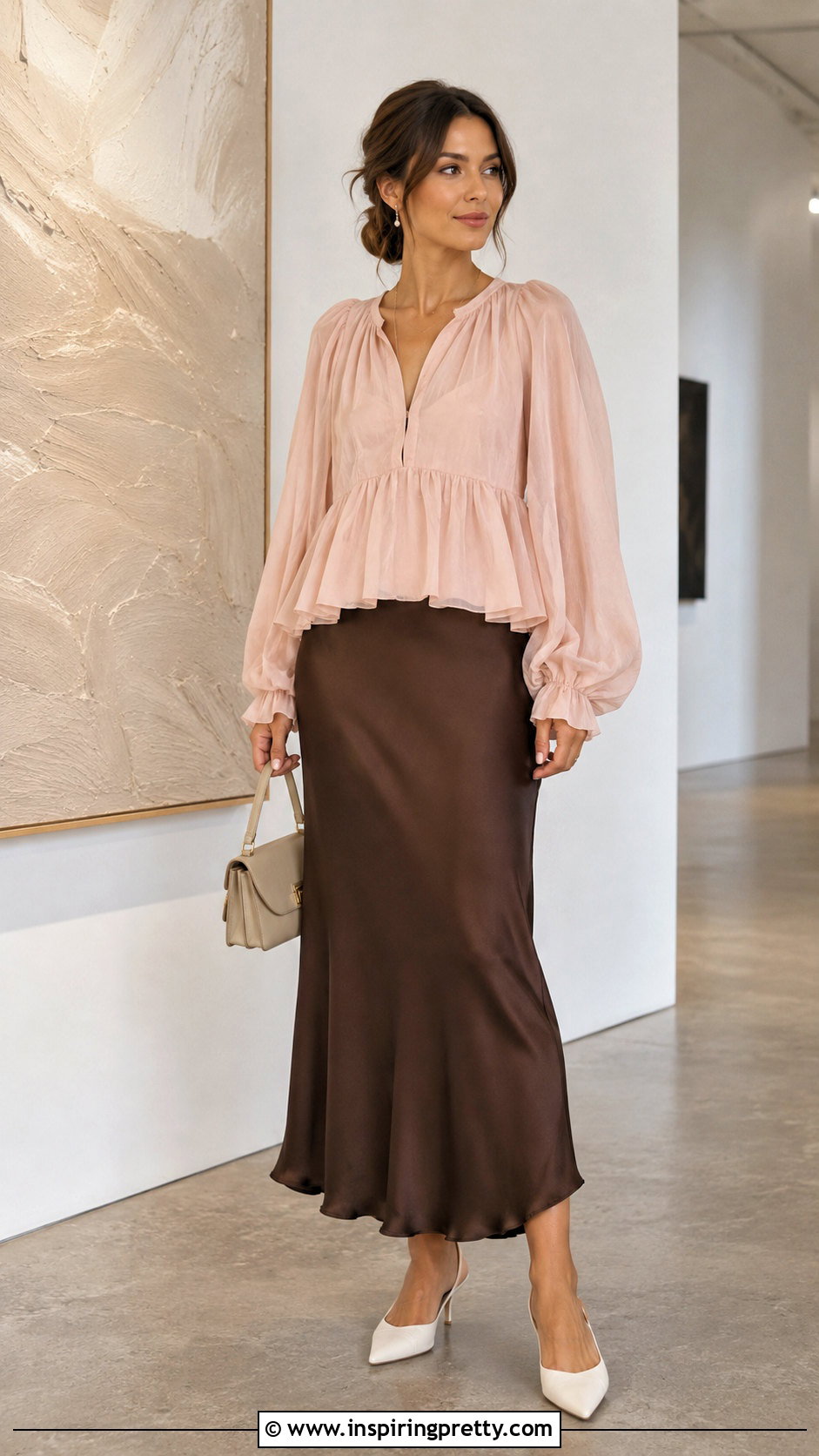 Pink Babydoll Top With Slip Skirt - 50 pink babydoll top outfit ideas