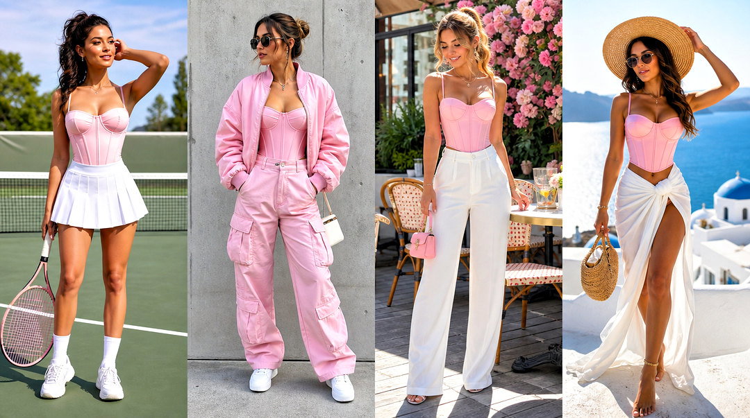 50 Pink Corset Top Outfit Ideas for Romantic Date Nights