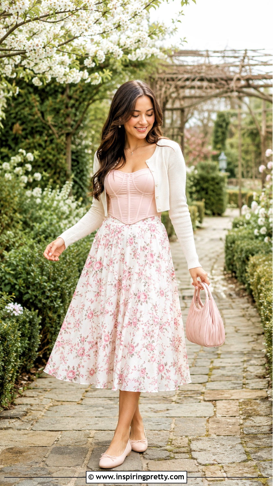 Pink Corset Top Spring Outfit - 50 pink corset top outfit ideas