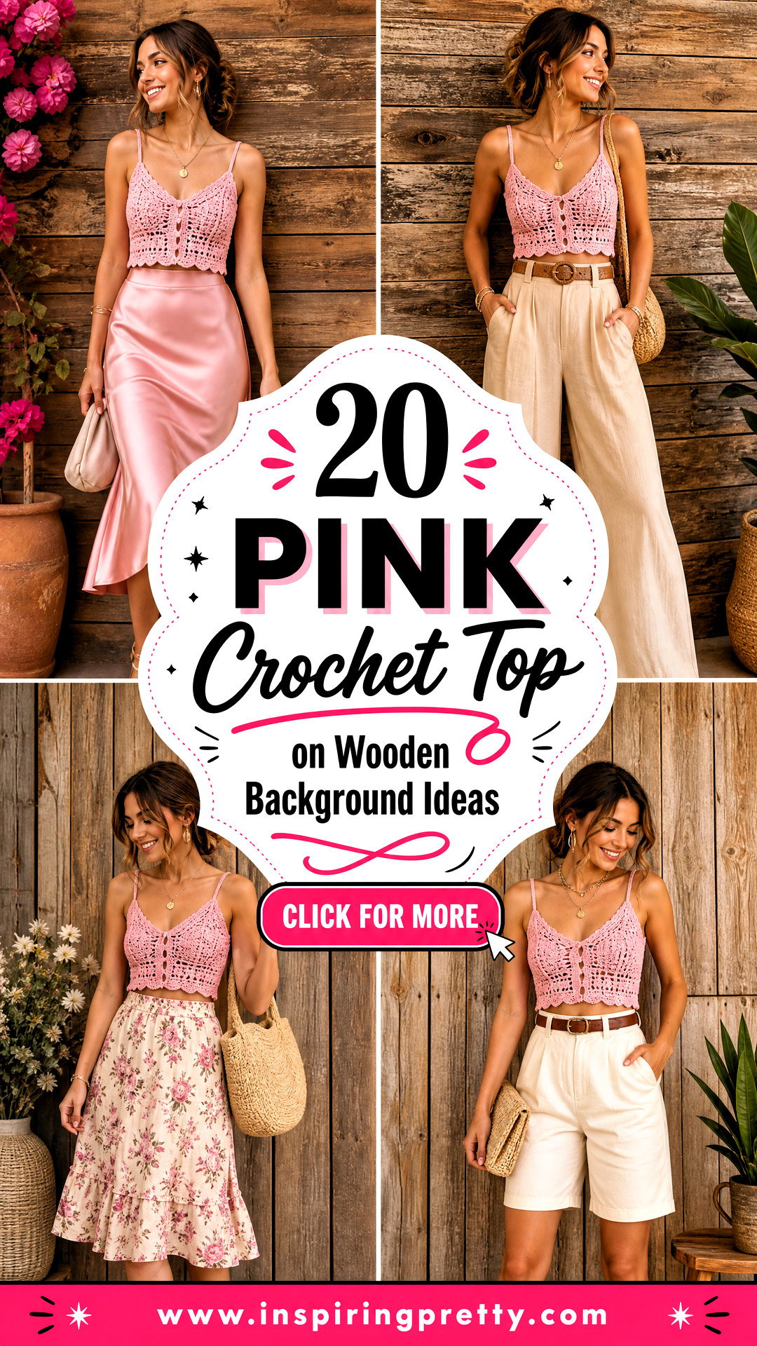 20 Pink Crochet Top on Wooden Background Ideas to Inspire - 20 Pink Crochet Top on Wooden Background Ideas to Inspire