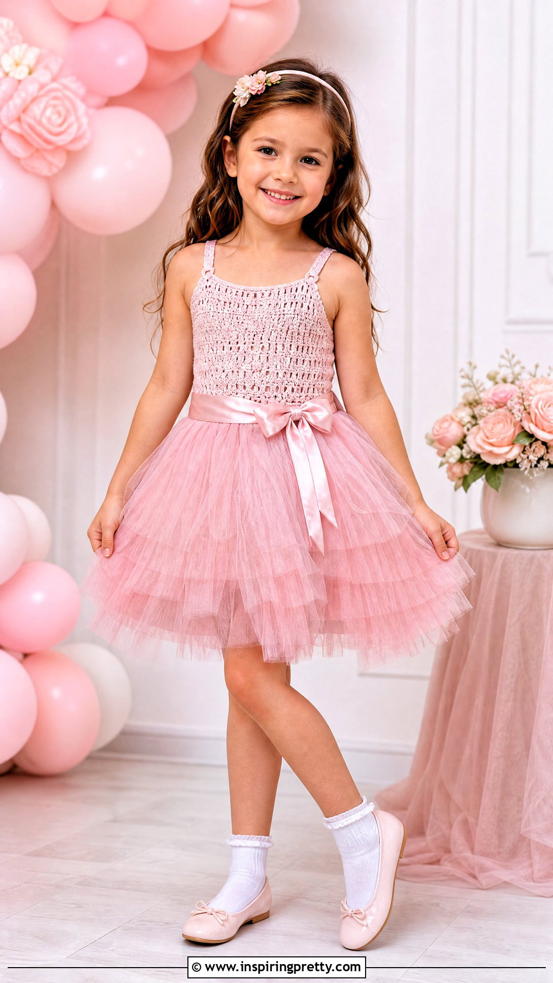 Pink Crochet Tutu Top Dress - 20 crochet tutu top ideas