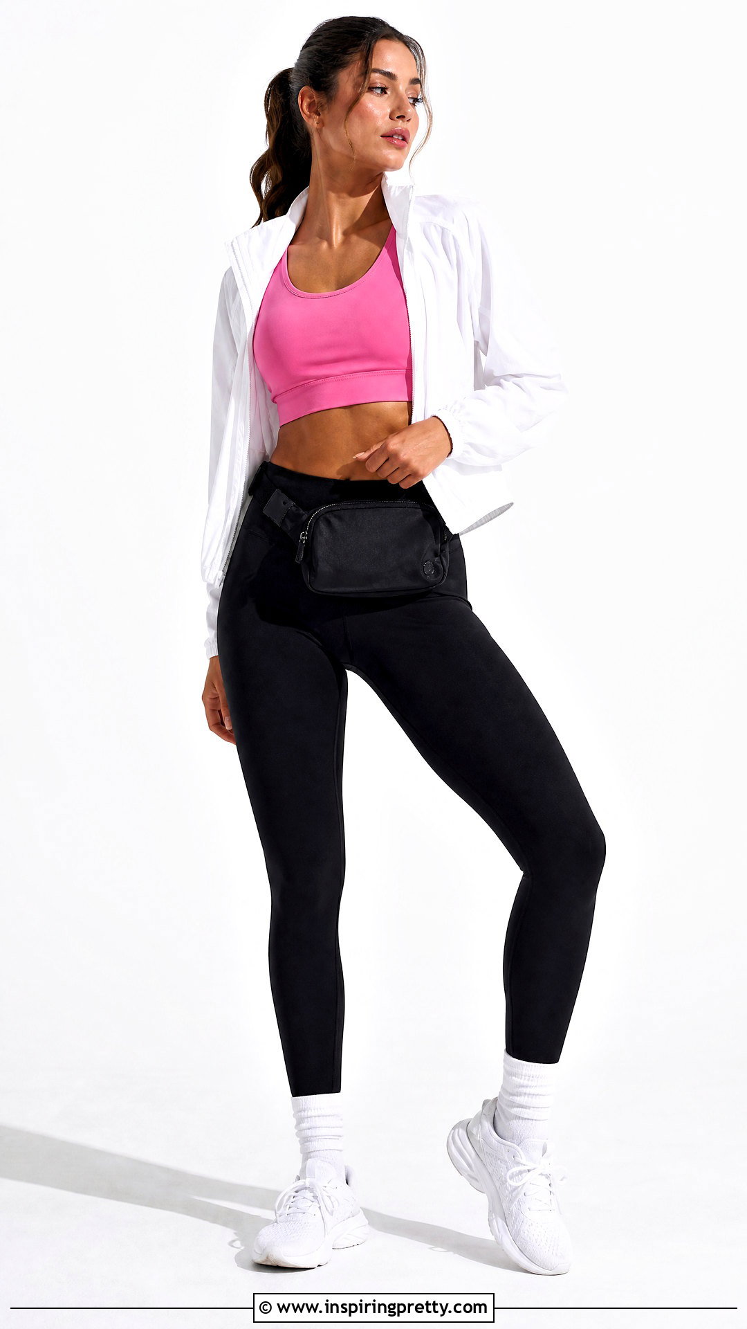Pink Crop Top With Black Leggings - 25 Pink Crop Top White Background ideas