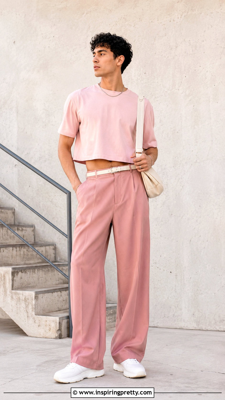 Pink Crop Top With Matching Pink Pants - 20 Mens Pink Crop Tops