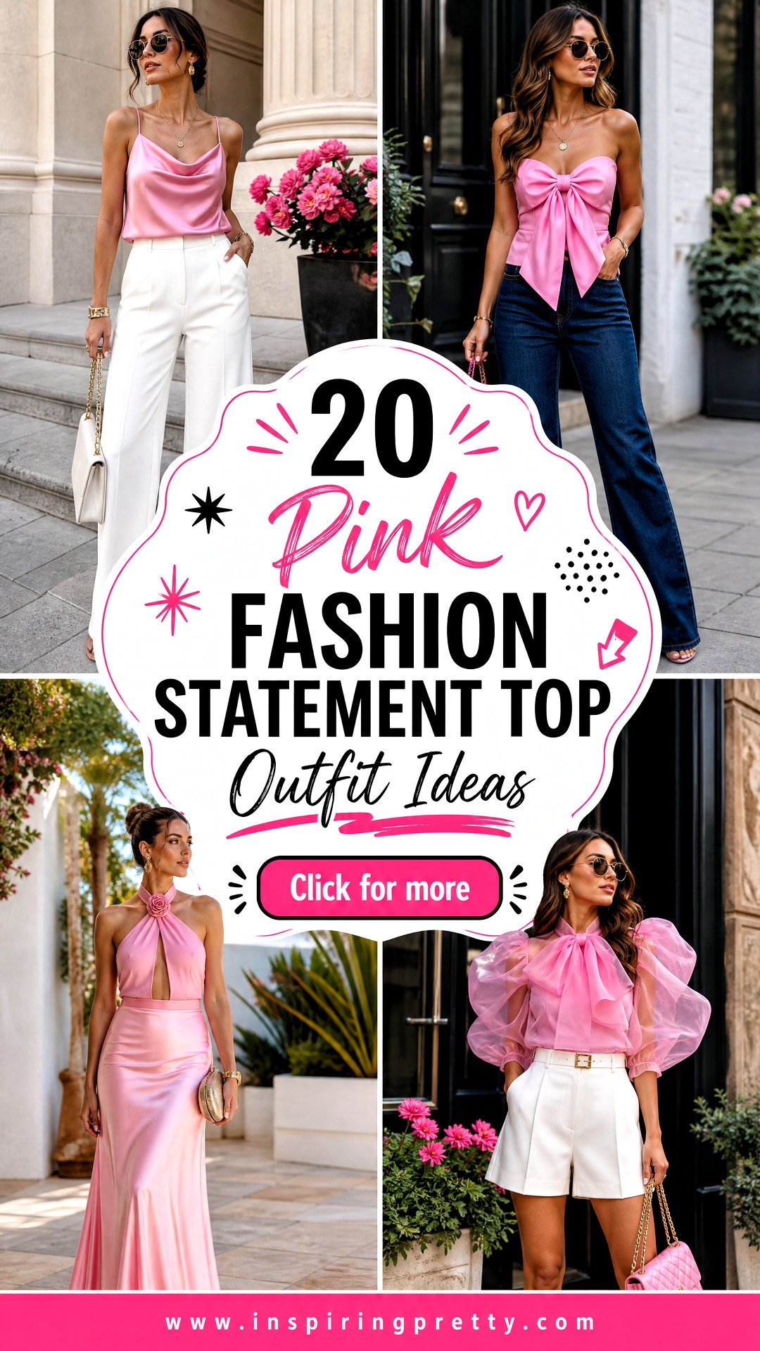 20 Pink Fashion Statement Top Outfit Ideas That Turn Heads - 20 Pink Fashion Statement Top Outfit Ideas That Turn Heads