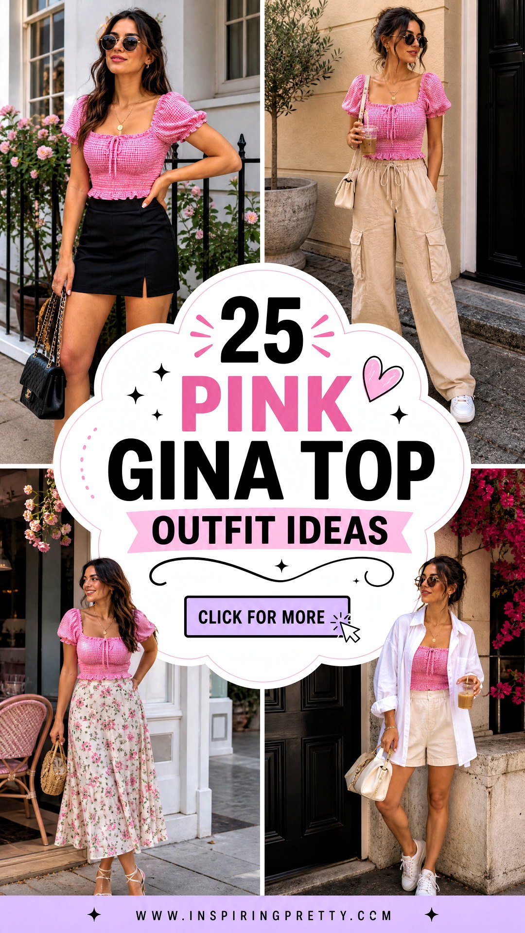 25 Pink Gina Top Outfit Ideas for Fresh Chic Everyday Looks - 25 Pink Gina Top Outfit Ideas for Fresh, Chic Everyday Looks