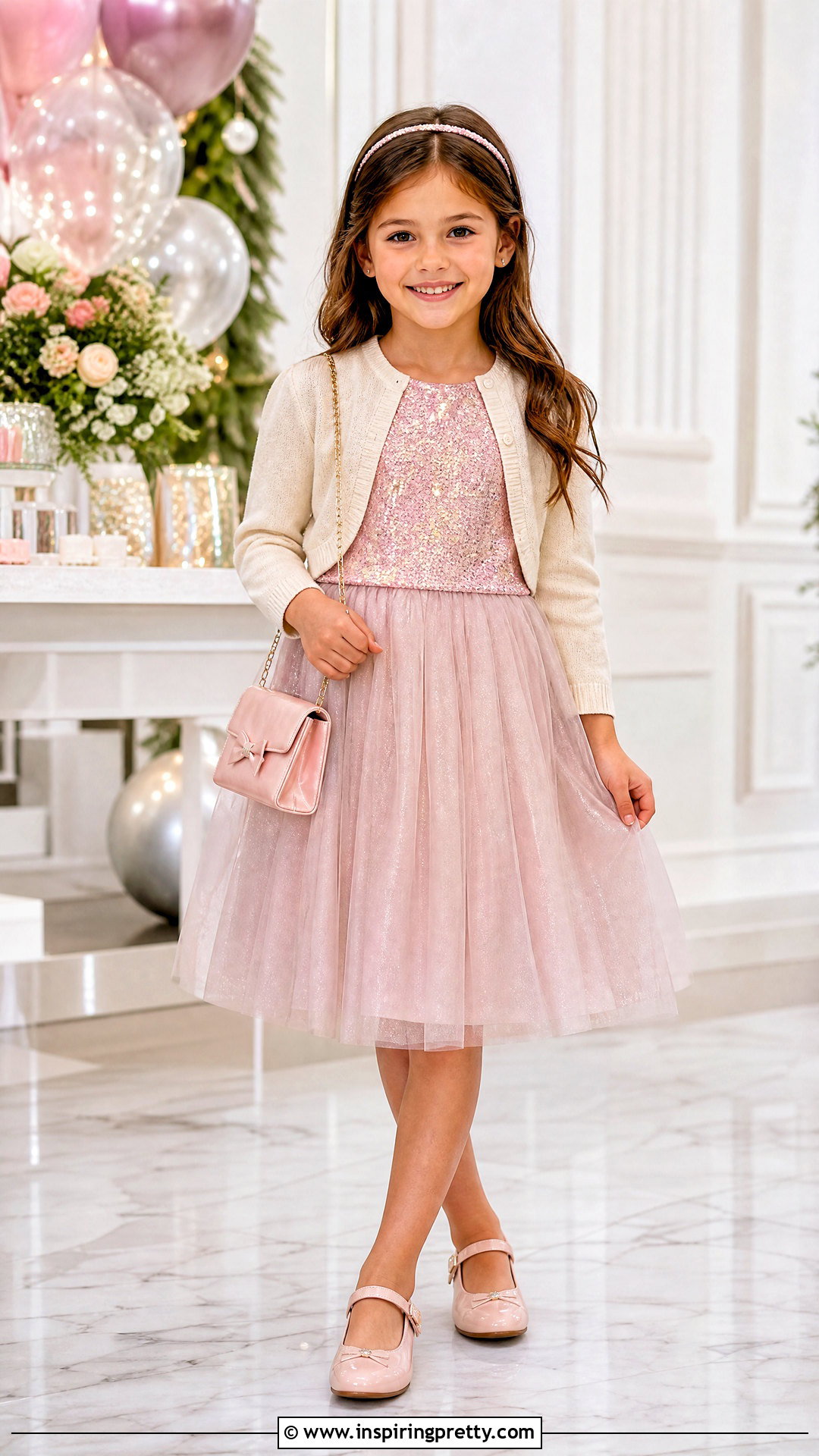 Pink Sequin Top With Tulle Skirt - 20 Cute Pink Tops For Girls