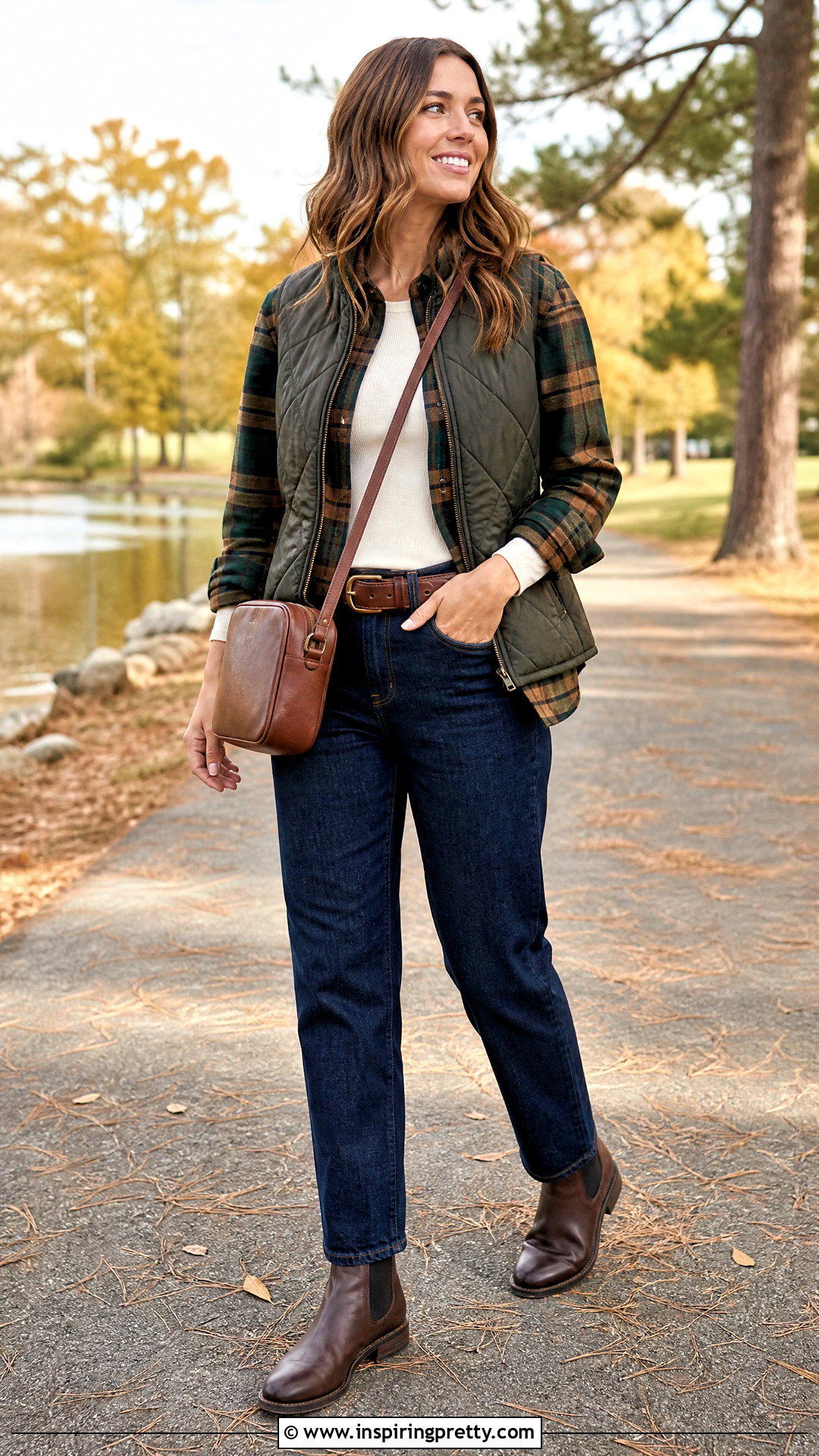 Plaid Flannel Shirt Fall Outfit - 20 Fall Tops 2024