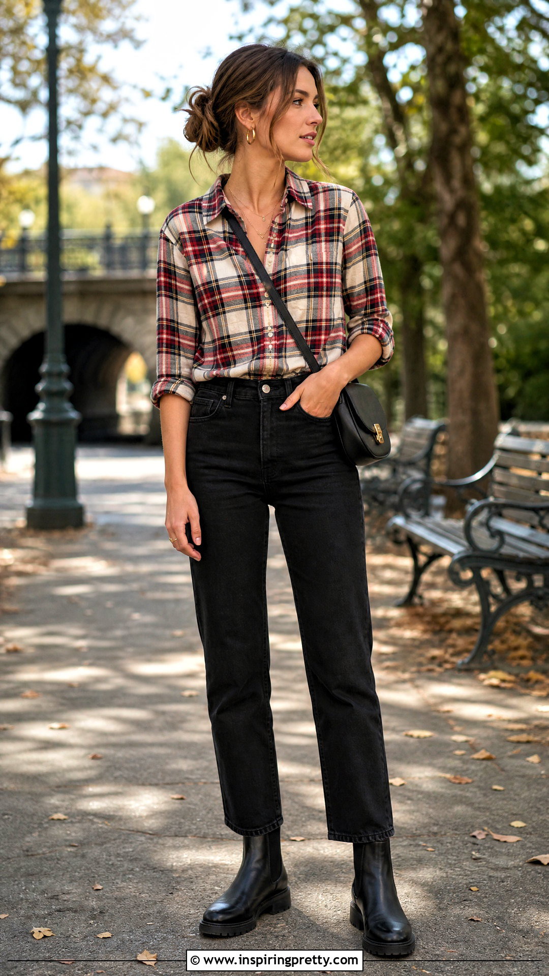 Plaid Shirt With Black Jeans - 50 top from jeans