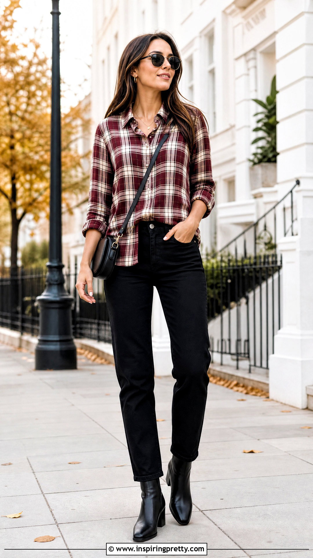 Plaid Shirt With Black Jeans - 50 tops designs for jeans