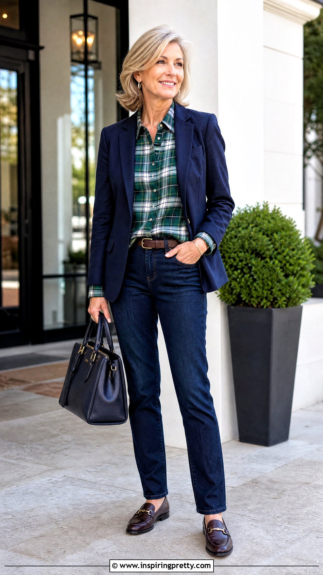 Plaid Top Outfit For Women Over - 50 plaid top outfit ideas