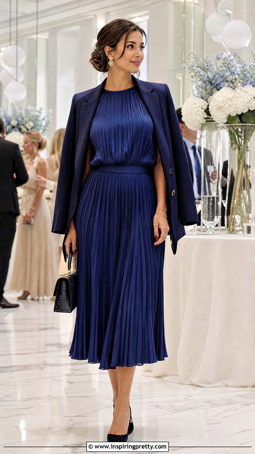 Pleated Top With Matching Midi Skirt - 20 Pleated Top Fashion ideas