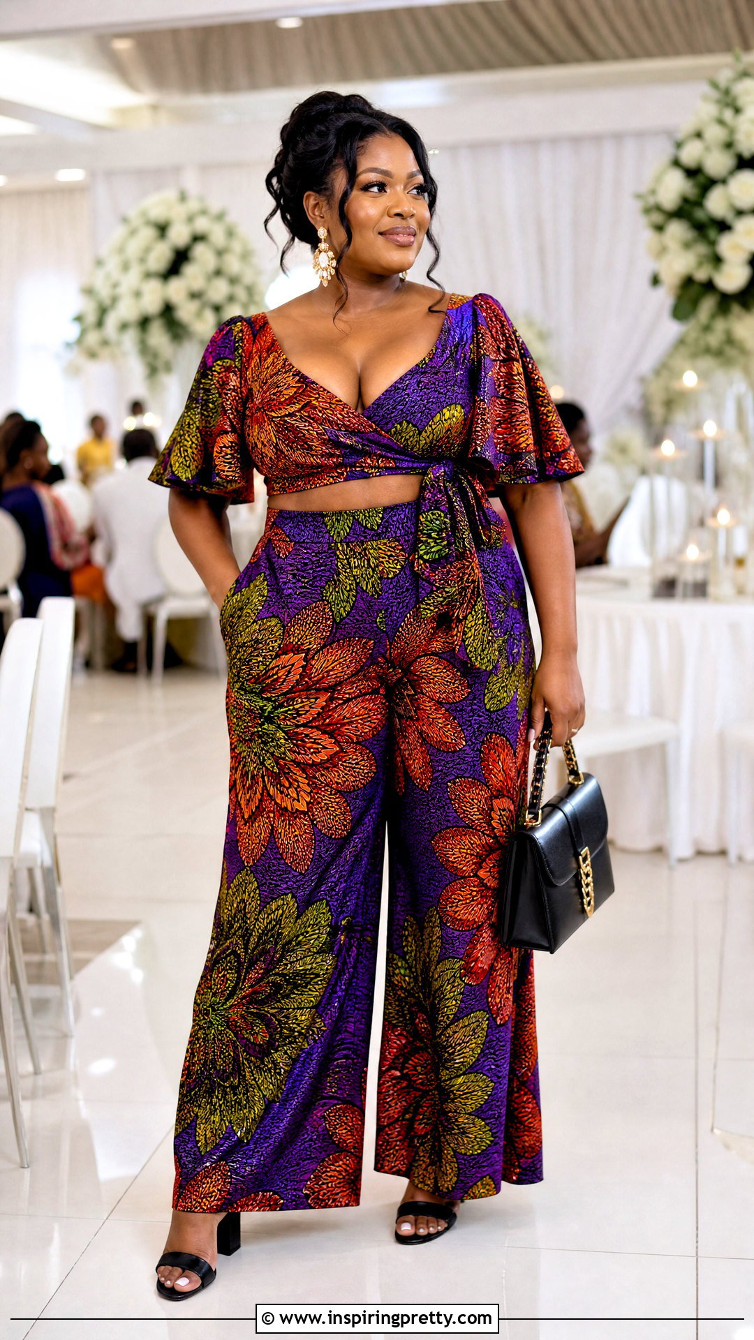 Plus Size Ankara Crop Top And Palazzo Pants - 50 ankara crop top and palazzo pants