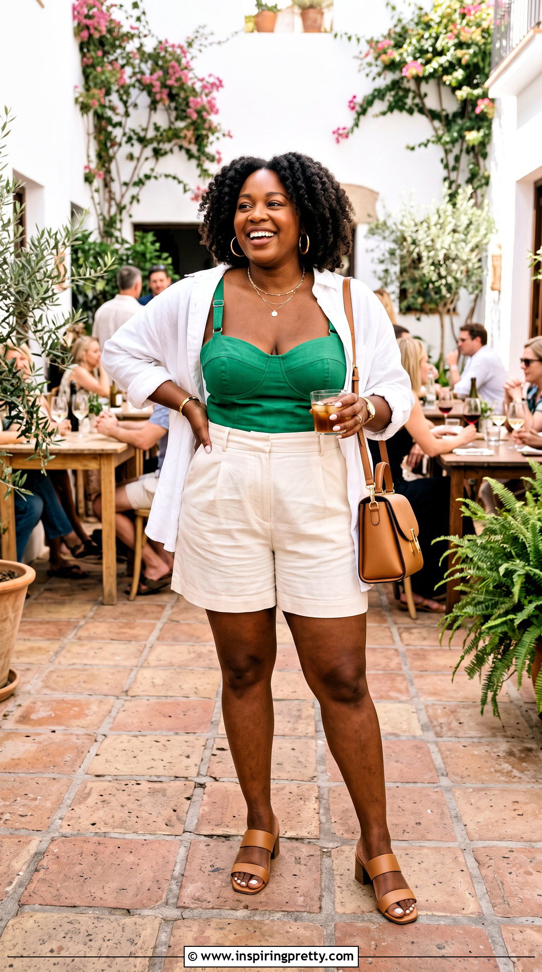 Plus Size Bustier Top With High Waisted Shorts - 25 bustier top with shorts