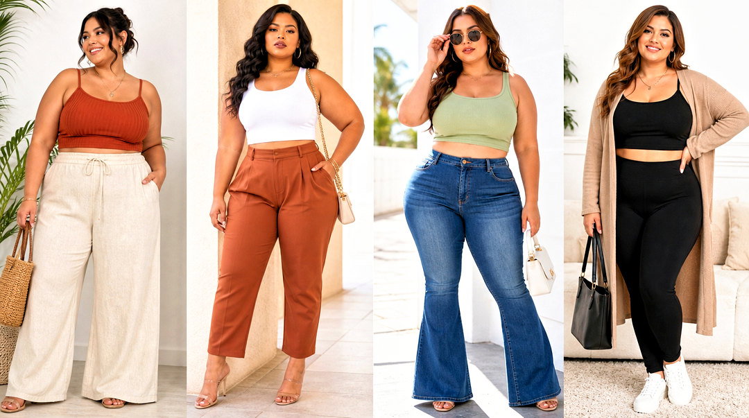 20 Plus Size Cropped Top Outfit Ideas for Summer Confidence