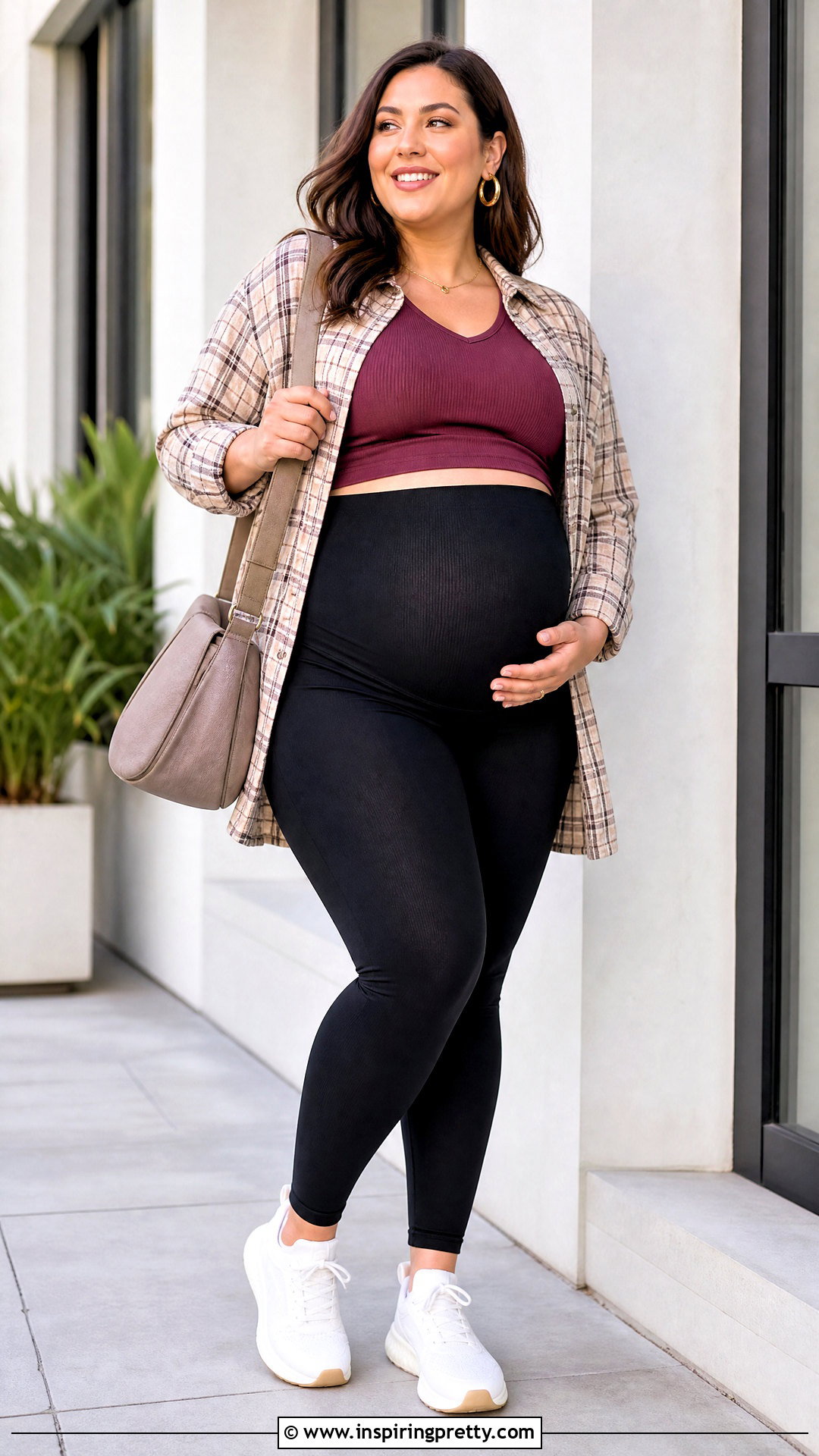Plus Size Maternity Leggings And Crop Top Outfit - 25 maternity leggings crop top outfit ideas