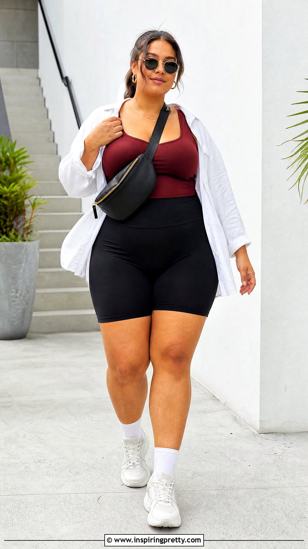 Plus Size Tank Top And Biker Shorts Outfit - 20 tank top and biker shorts outfit ideas