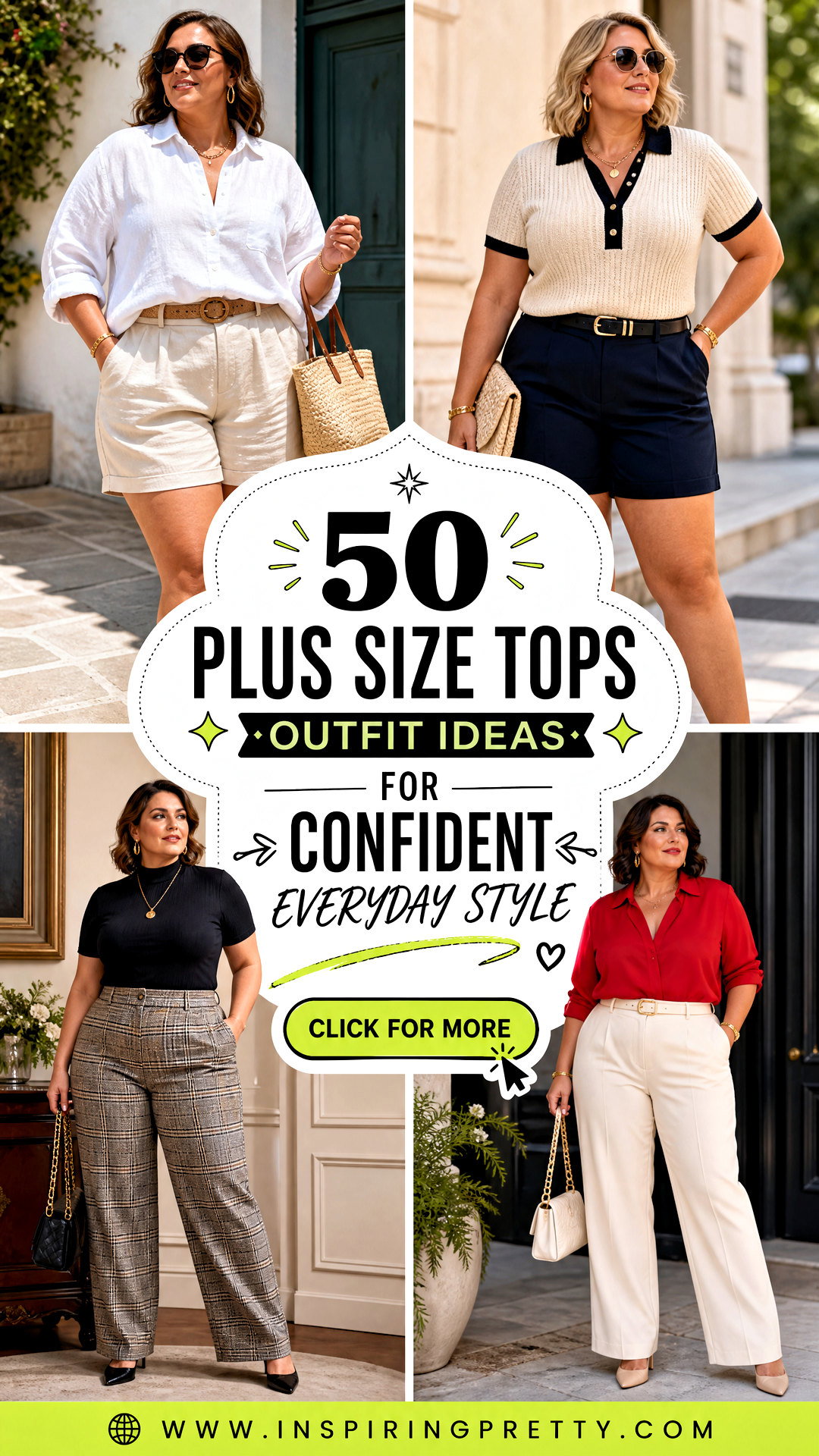 50 Plus Size Tops Outfit Ideas for Confident Everyday Style - 50 Plus Size Tops Outfit Ideas for Confident Everyday Style