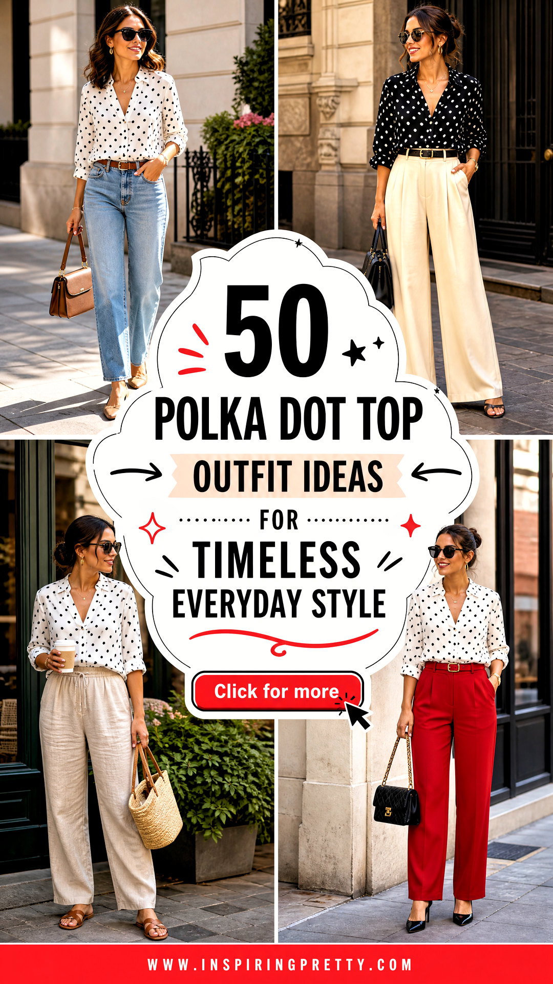 50 Polka Dot Top Outfit Ideas for Timeless Everyday Style - 50 Polka Dot Top Outfit Ideas for Timeless Everyday Style