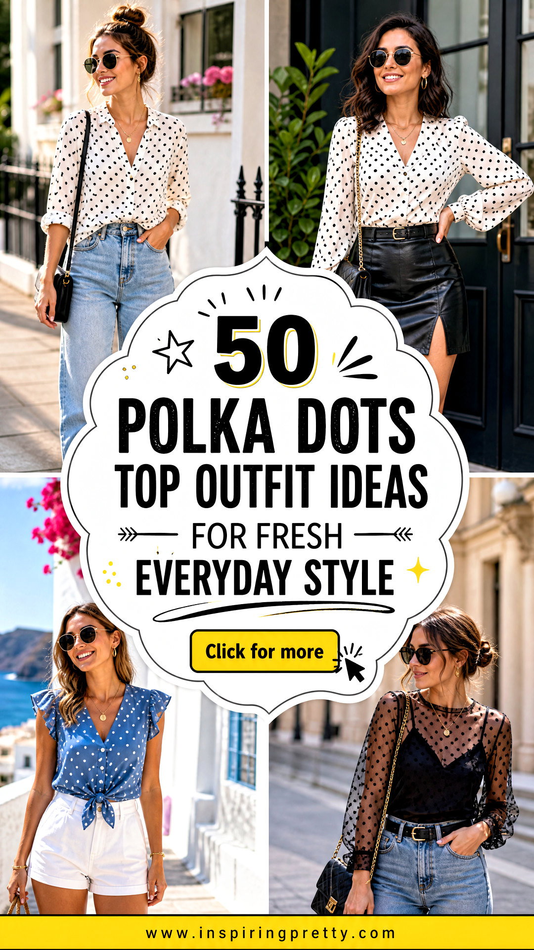 50 Polka Dots Top Outfit Ideas for Fresh Everyday Style - 50 Polka Dots Top Outfit Ideas for Fresh Everyday Style