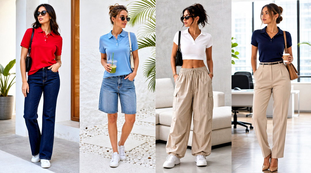 50 Polo Top Outfit Ideas for Sporty-Chic Everyday Style