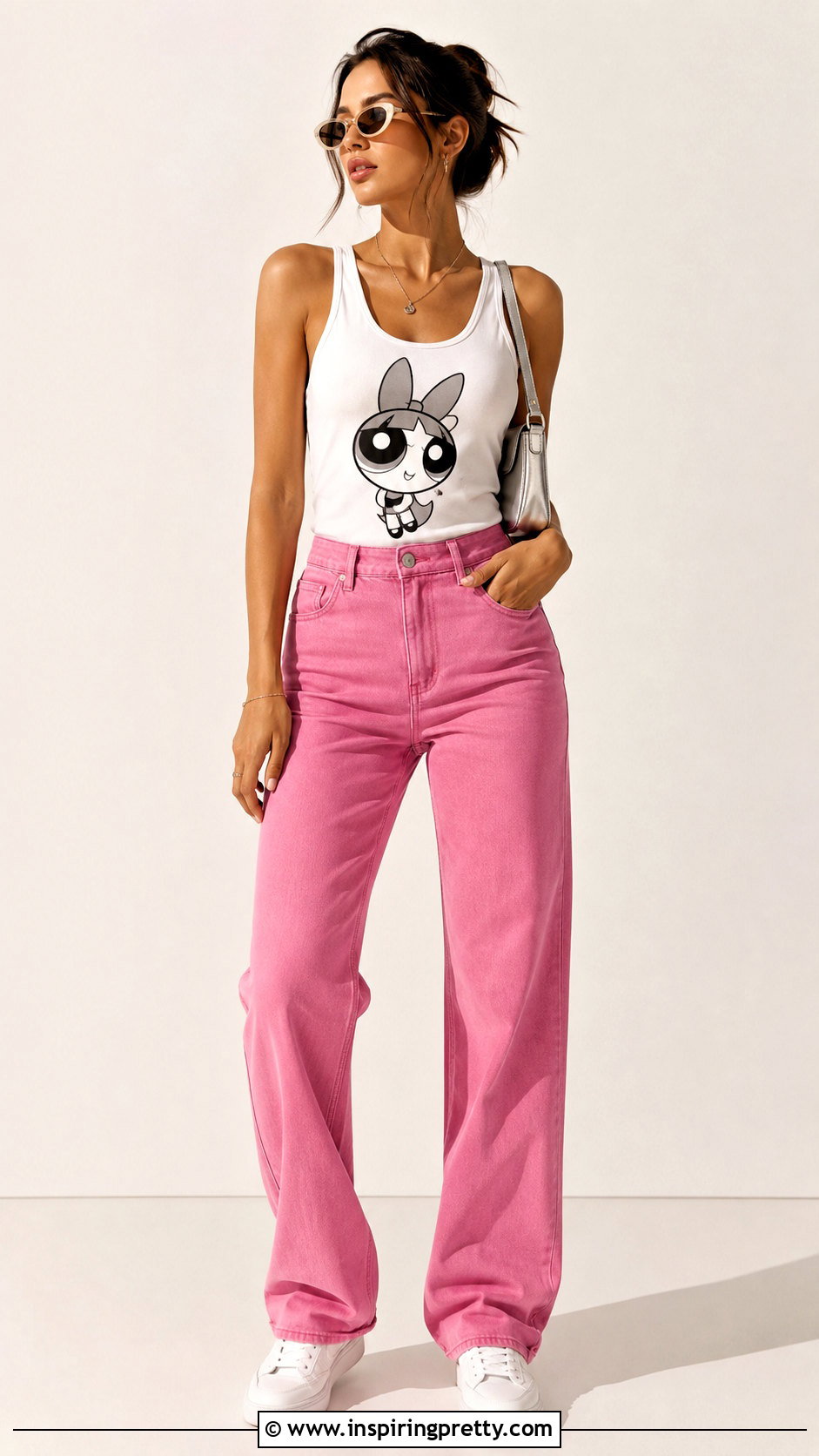 Powerpuff Girls Tank Top With Monochrome Outfit - 20 powerpuff girls tank tops