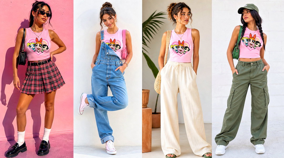 20 Powerpuff Girls Tank Tops for Fun, Nostalgic Y2K Style