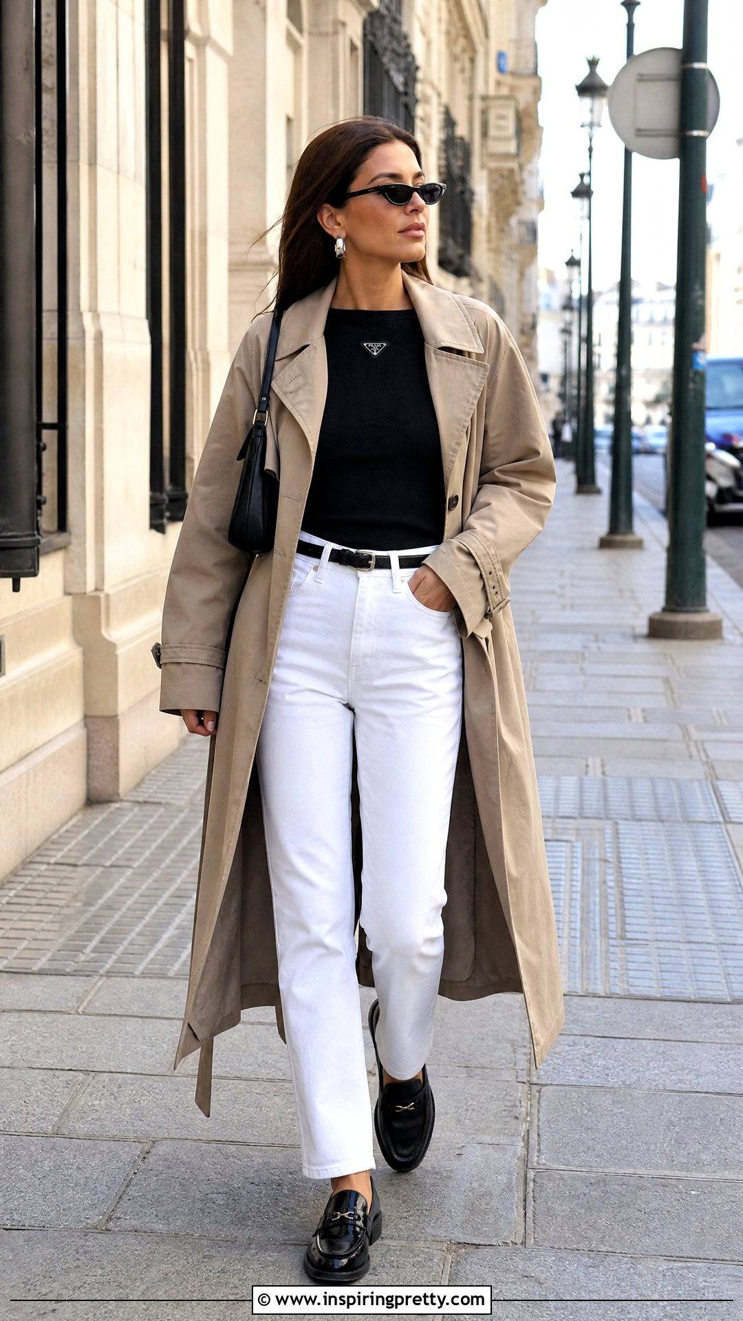 Prada Black Top With White Jeans - 50 prada top outfit ideas
