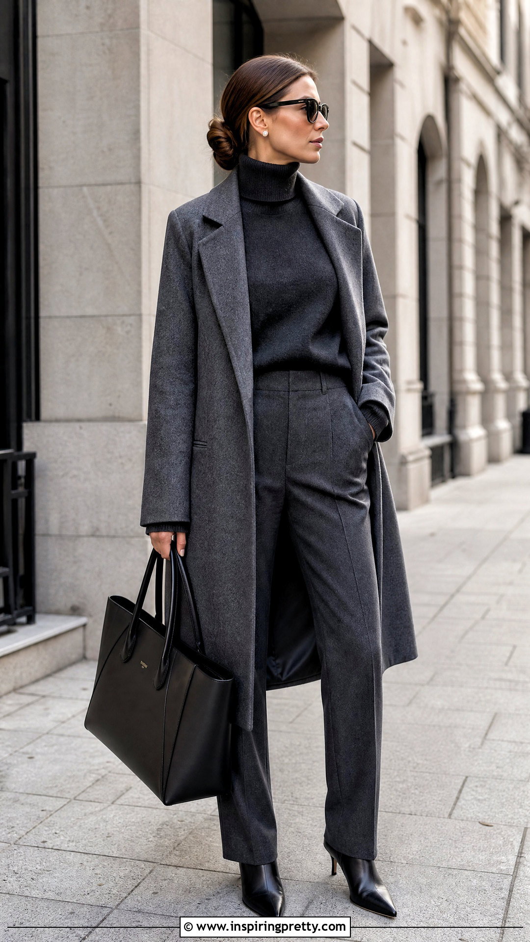 Prada Turtleneck Top With Wool Trousers - 50 prada top outfit ideas