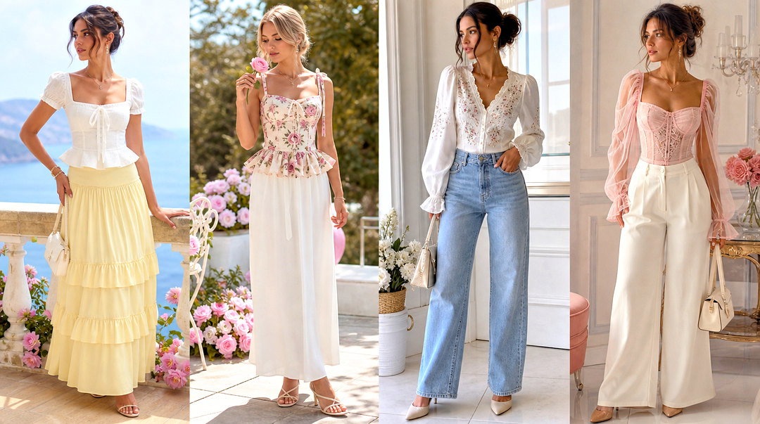 20 Princess Aesthetic Outfits Shirts and Tops for Dreamy Style