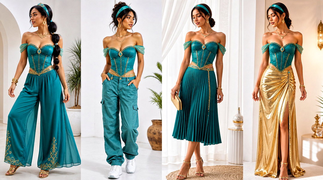 25 Princess Jasmine Corset Top Outfit Ideas for Magical Looks