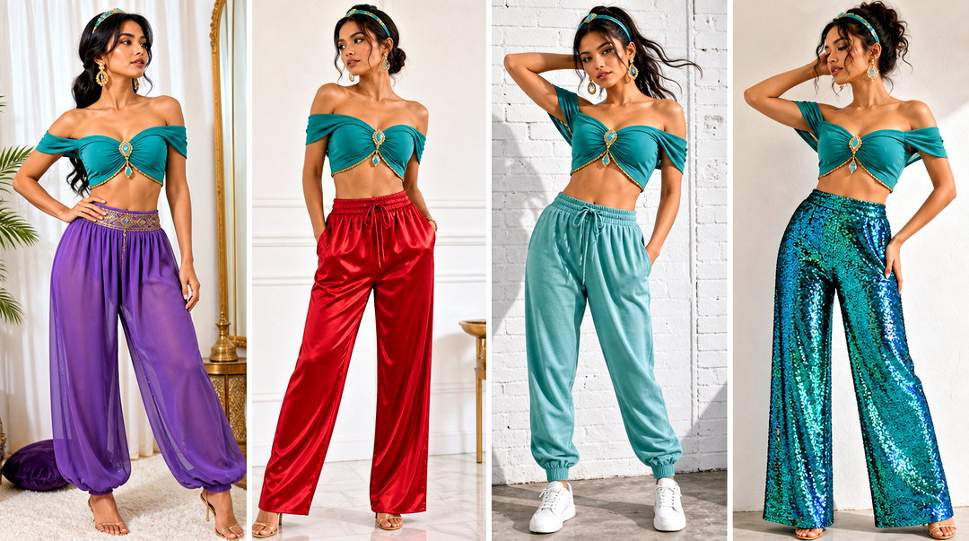 20 Princess Jasmine Crop Top Outfit Ideas for Disney Fans