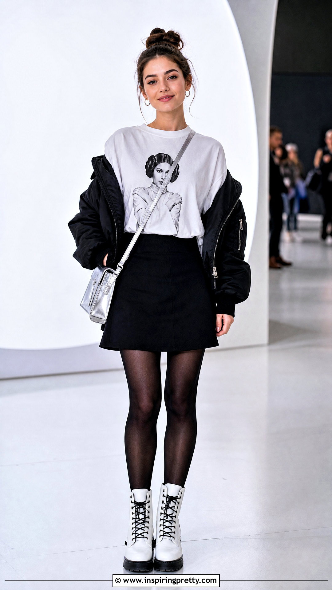 Princess Leia Top With A Black Mini Skirt - 20 Princess Leia Top outfit ideas