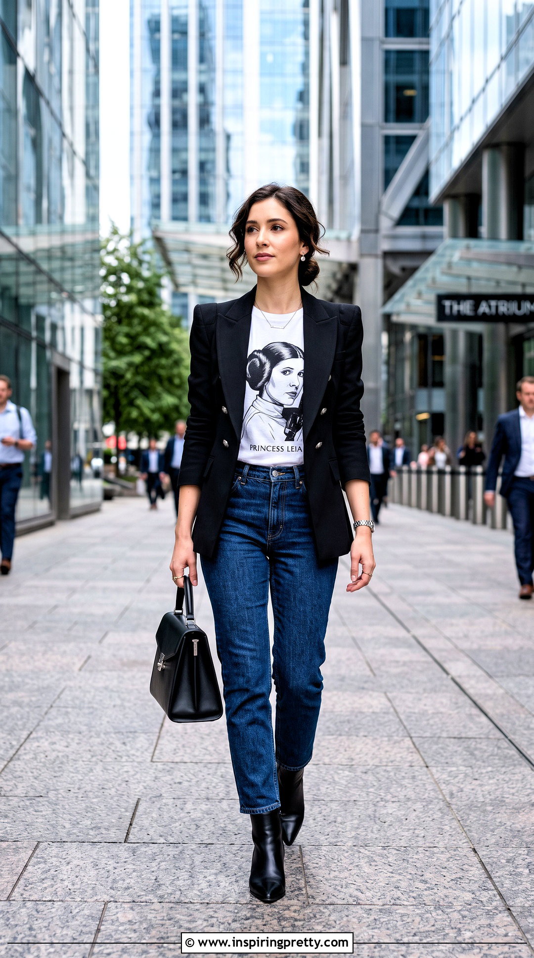 Princess Leia Top With A Blazer And Jeans - 20 Princess Leia Top outfit ideas