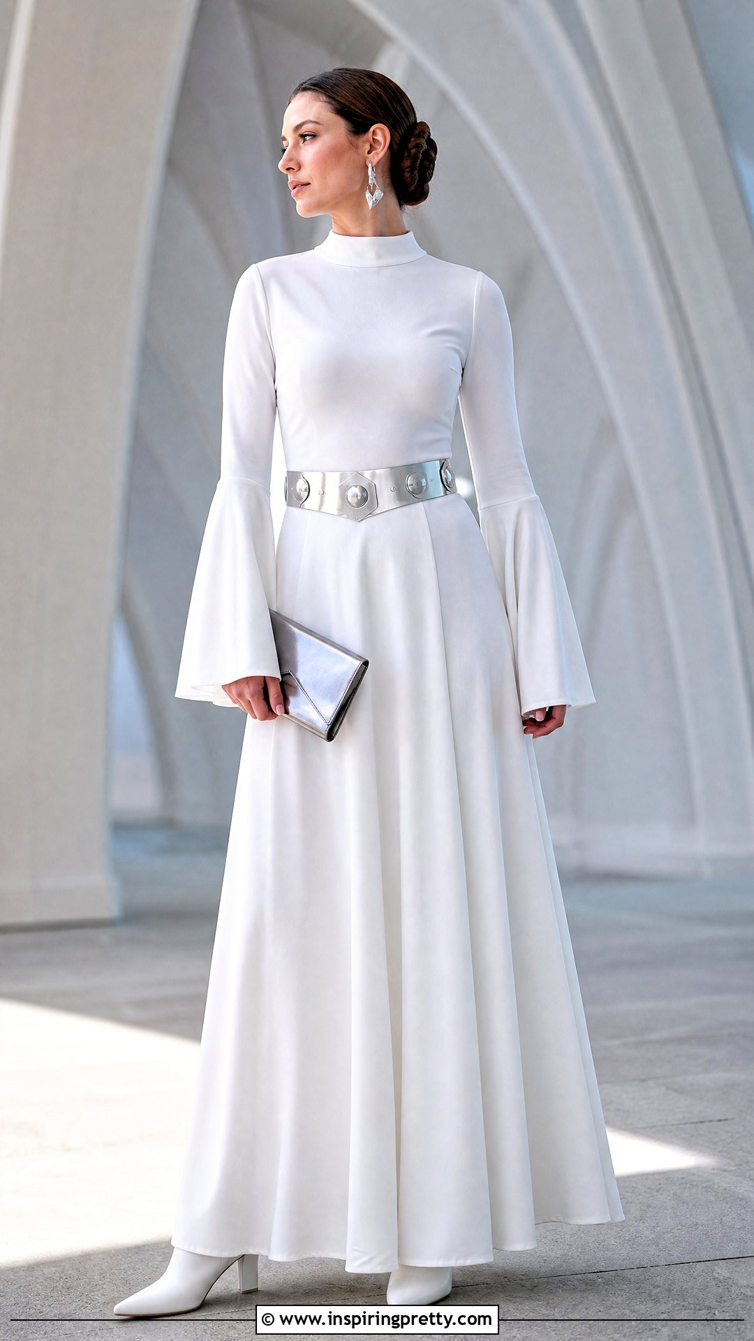 Princess Leia Top With A White Maxi Skirt - 20 Princess Leia Top outfit ideas