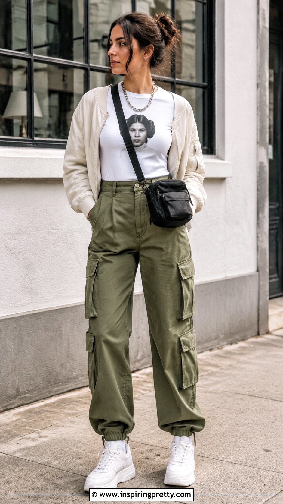 Princess Leia Top With Cargo Pants - 20 Princess Leia Top outfit ideas