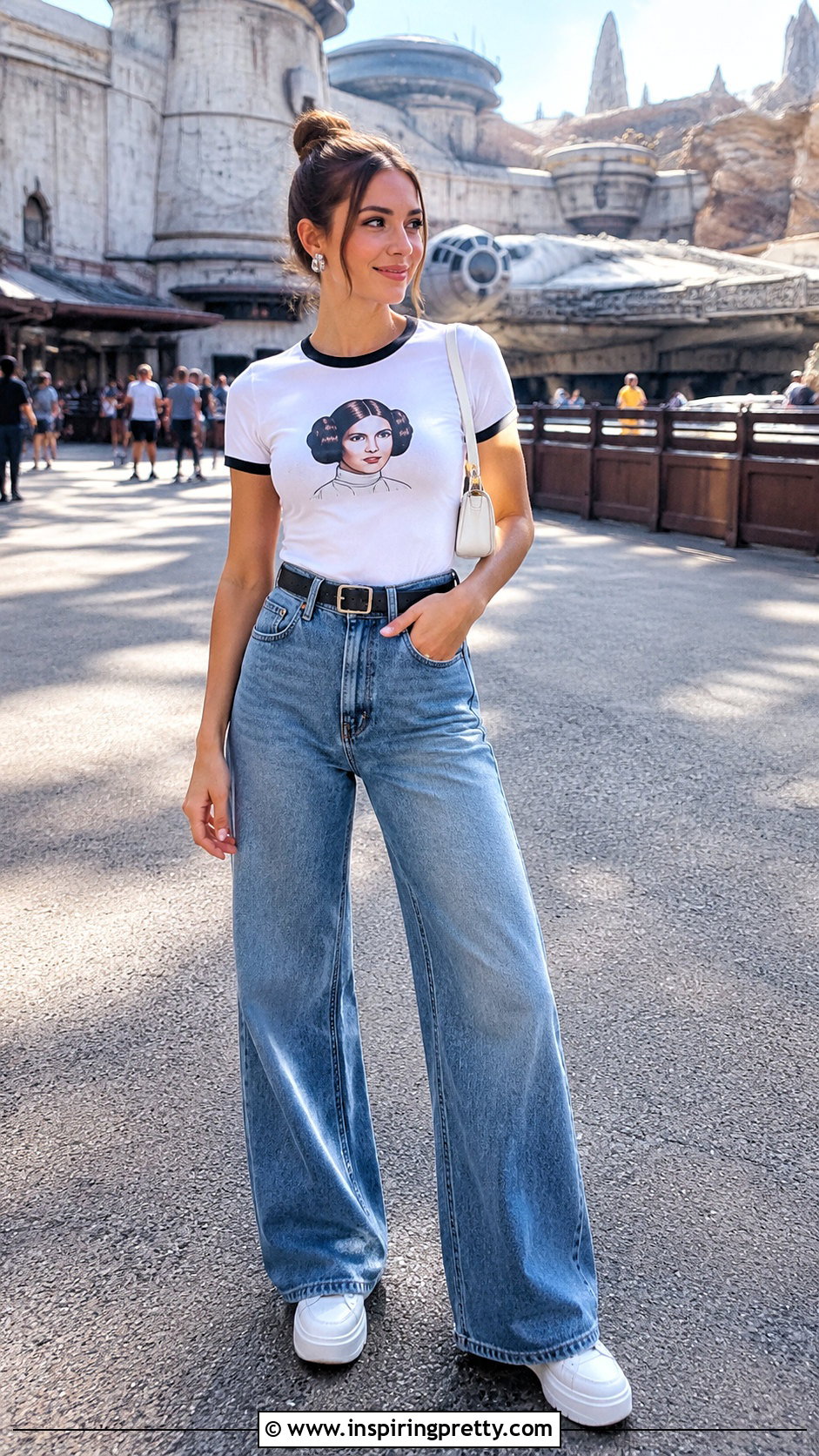 Princess Leia Top With Wide Leg Jeans - 20 Princess Leia Top outfit ideas