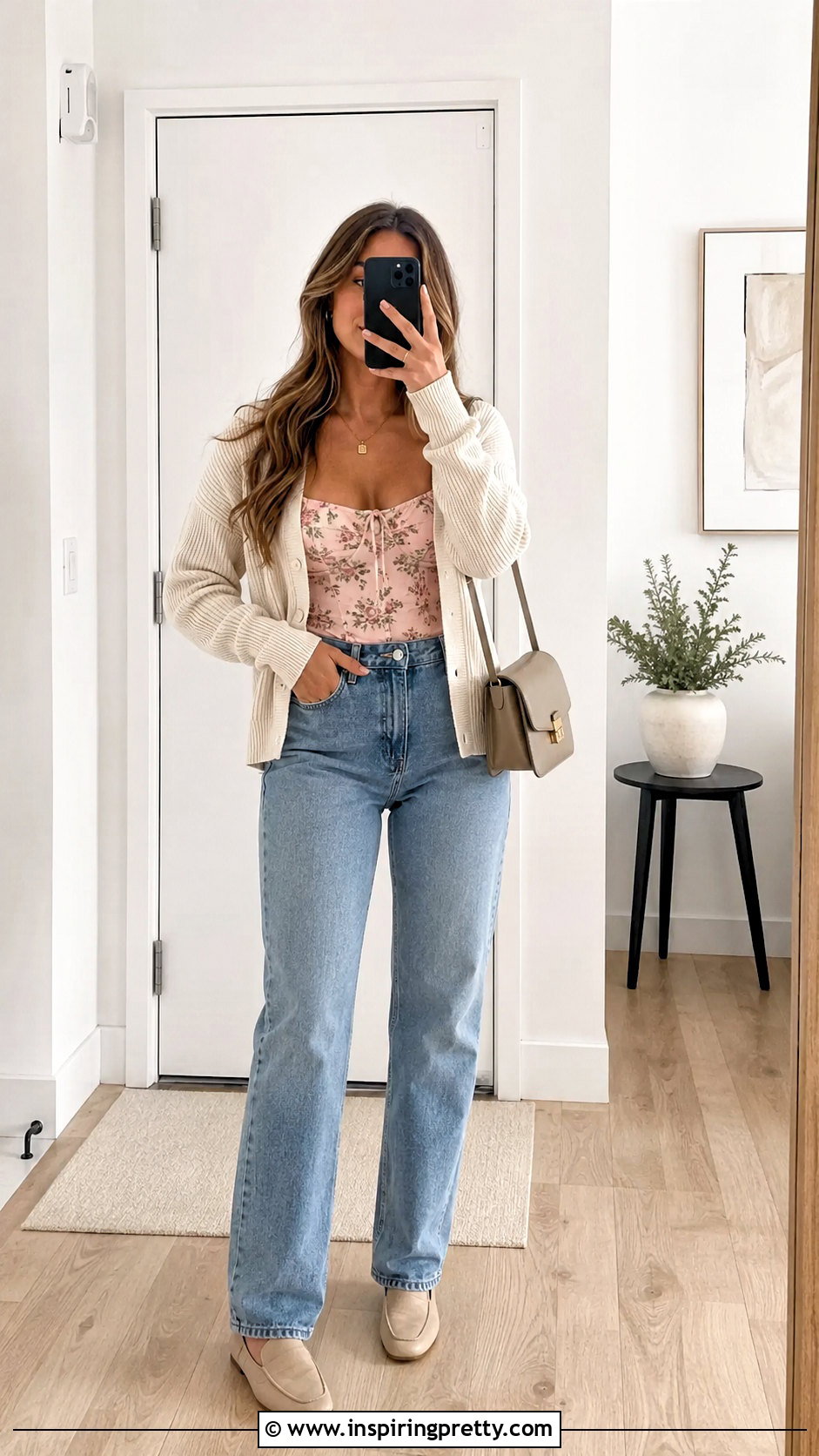Princess Polly Emilee Top With Cardigan And Jeans - 20 Princess Polly Emilee Top outfit ideas