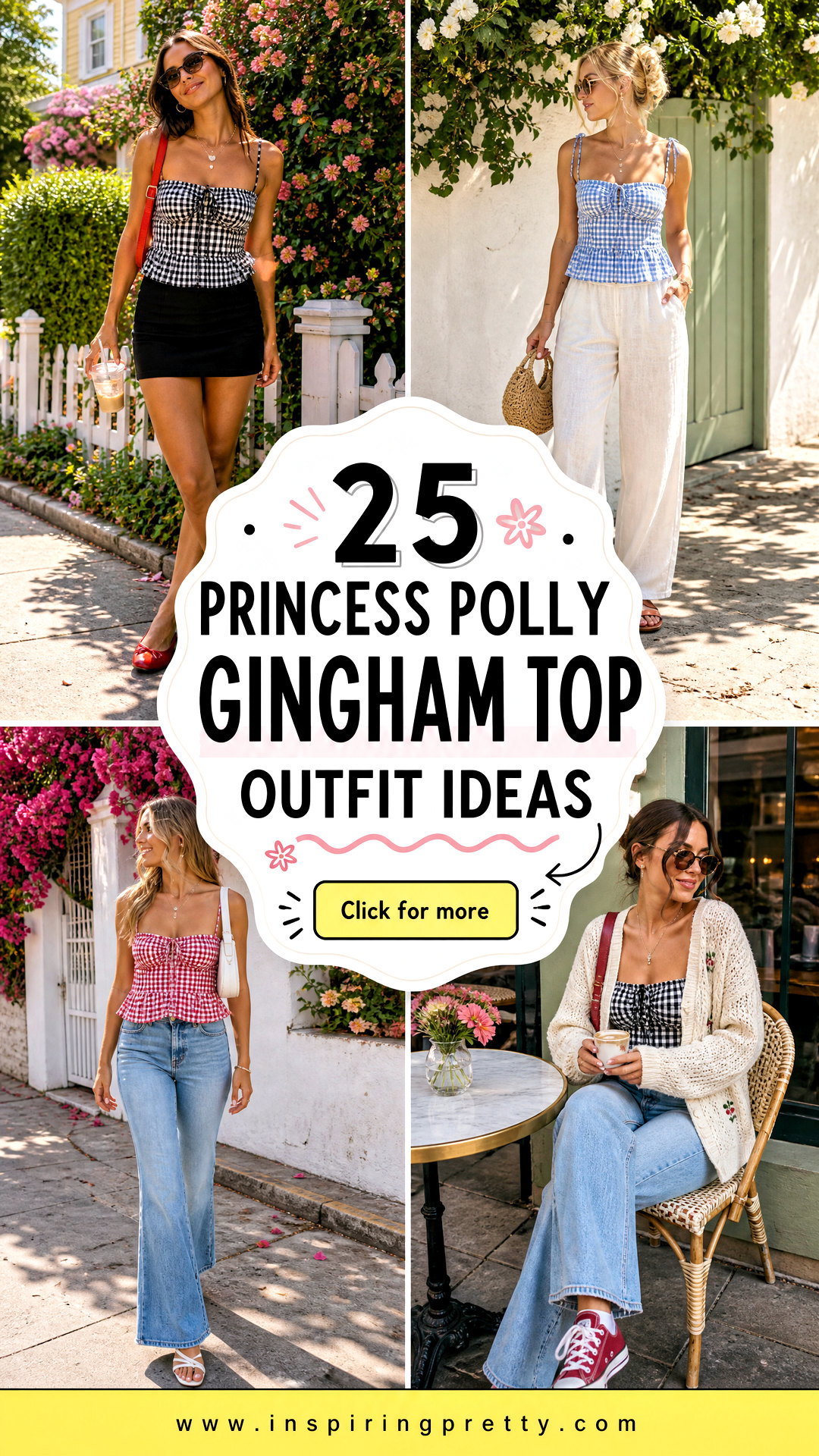 25 Princess Polly Gingham Top Outfit Ideas for Fresh Summer Looks - 25 Princess Polly Gingham Top Outfit Ideas for Fresh Summer Looks