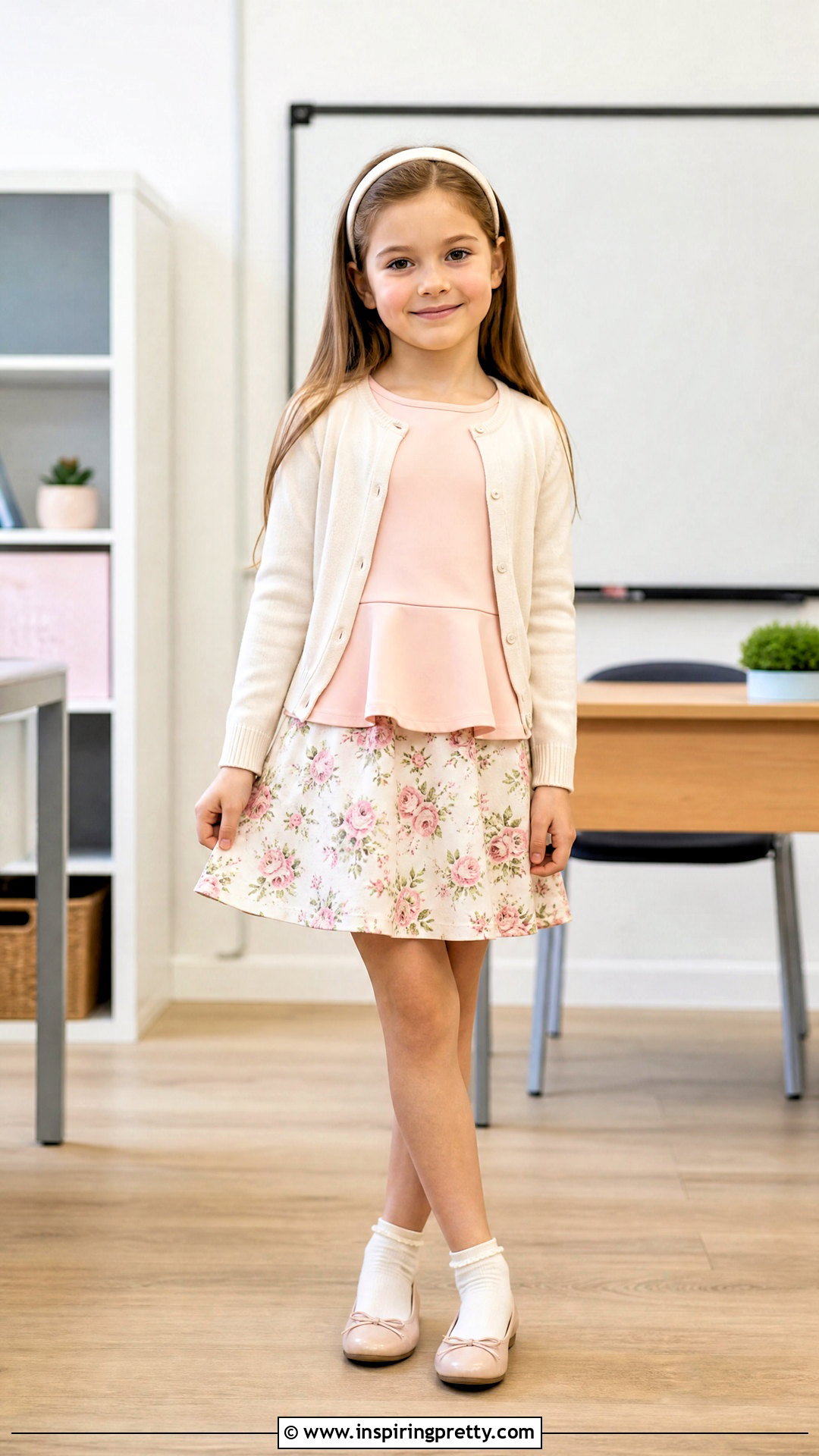 Printed Skirt With Peplum Top - 50 kids skirt top designs