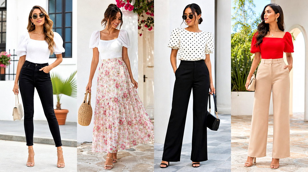 50 Puff Sleeve Top Outfit Ideas for Romantic Modern Style