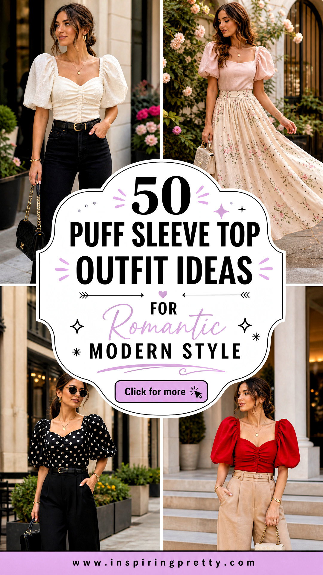 50 Puff Sleeve Top Outfit Ideas for Romantic Modern Style - 50 Puff Sleeve Top Outfit Ideas for Romantic Modern Style