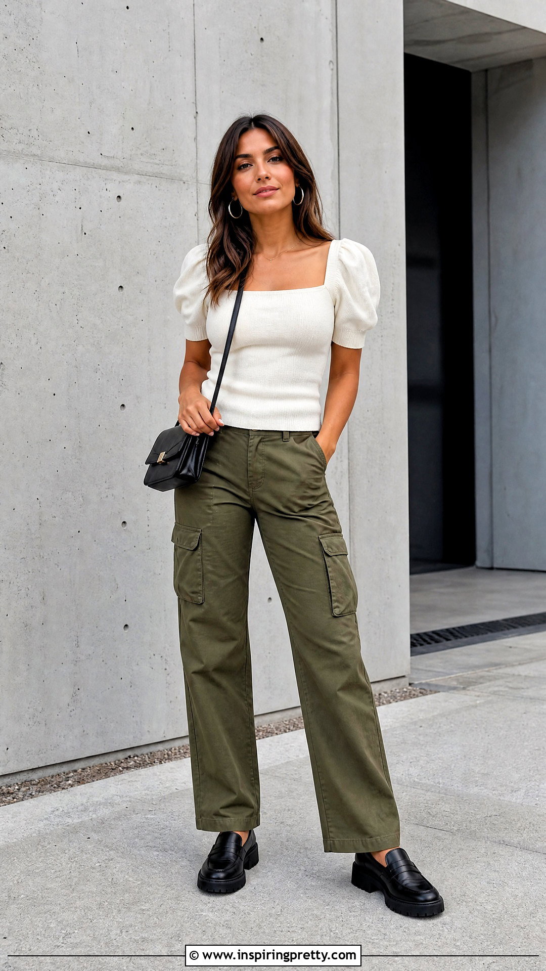 Puff Sleeve Top With Cargo Pants - how to wear puff sleeve top (25 ways)