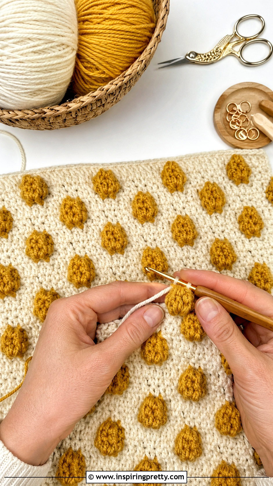 Punto Popcorn AllUncinetto - 50 top uncinetto tutorial italiano ideas