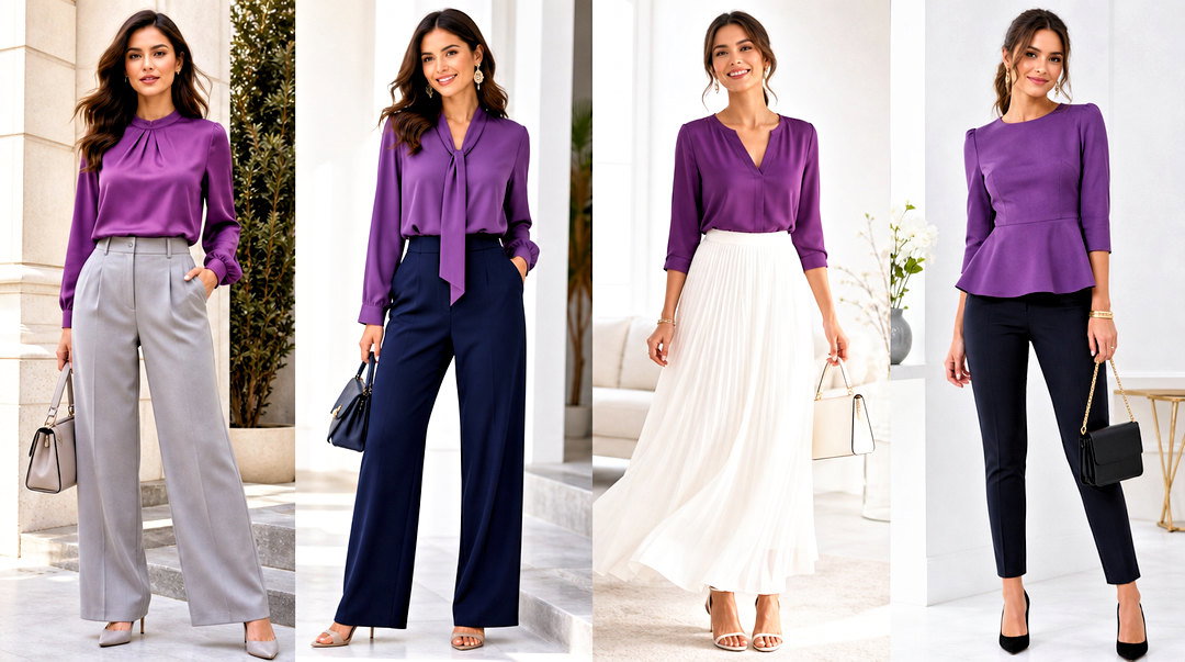 50 Purple Top Outfit Ideas for Chic, Colorful Everyday Looks