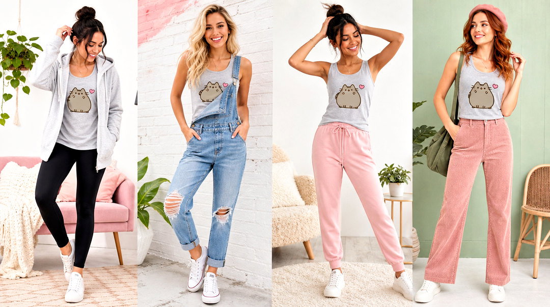 25 Pusheen Tank Top Outfit Ideas for Cute Everyday Casual Style